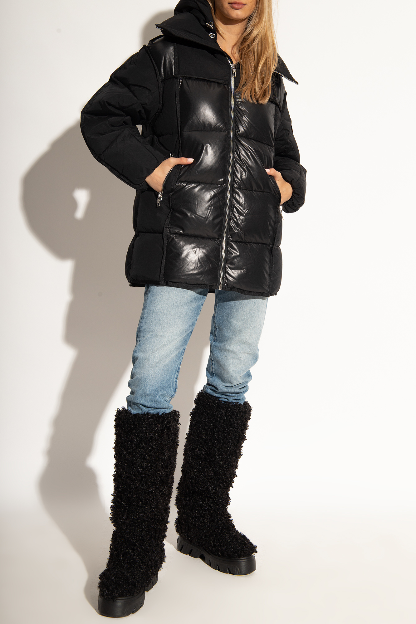 Casadei shop fur boots